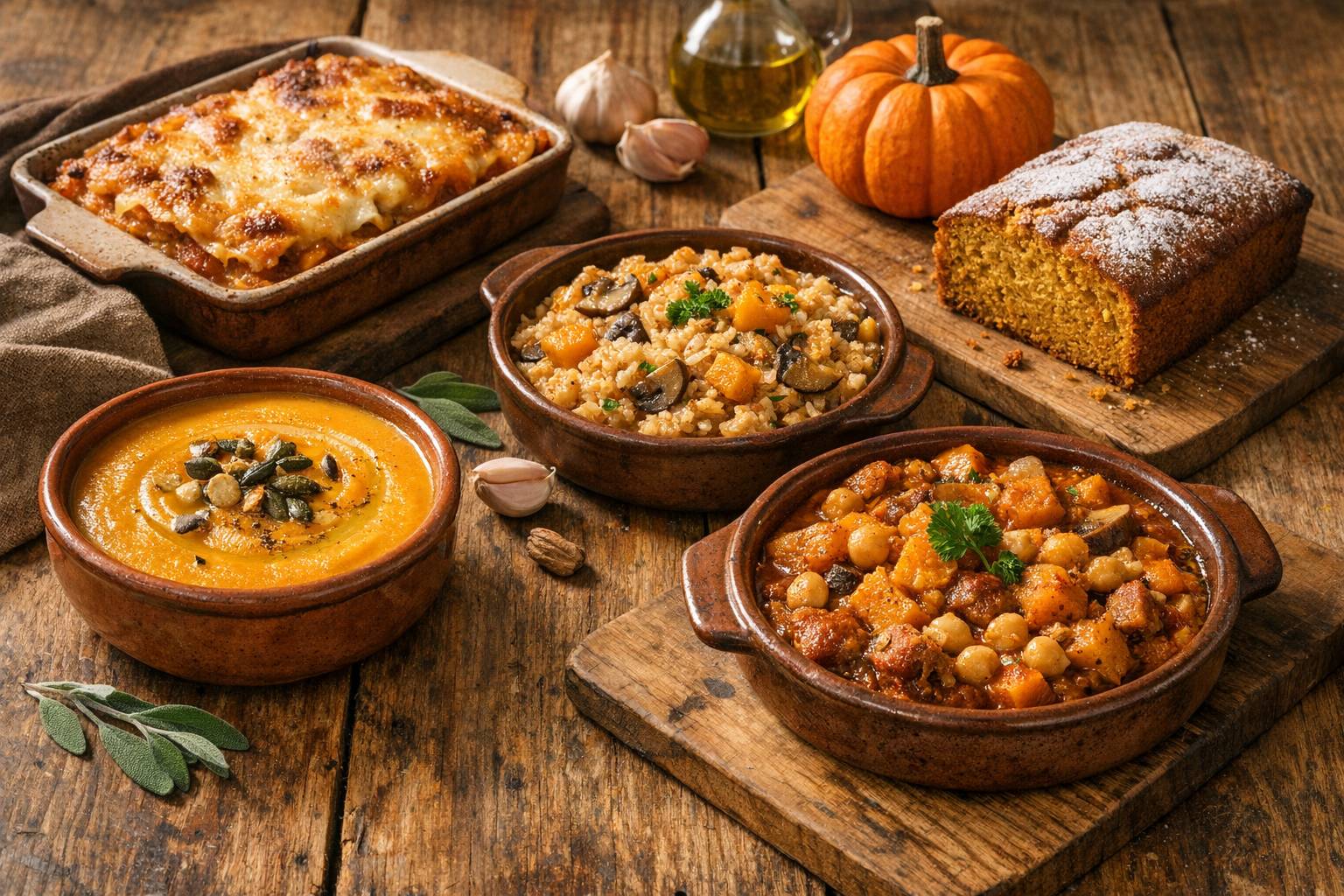 10 recetas vegetarianas con calabaza que tienes que probar