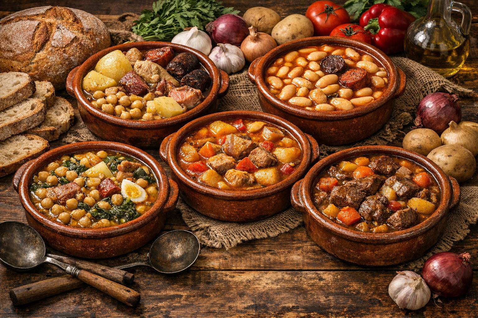 Guisos tradicionales españoles para invierno: 5 recetas paso a paso