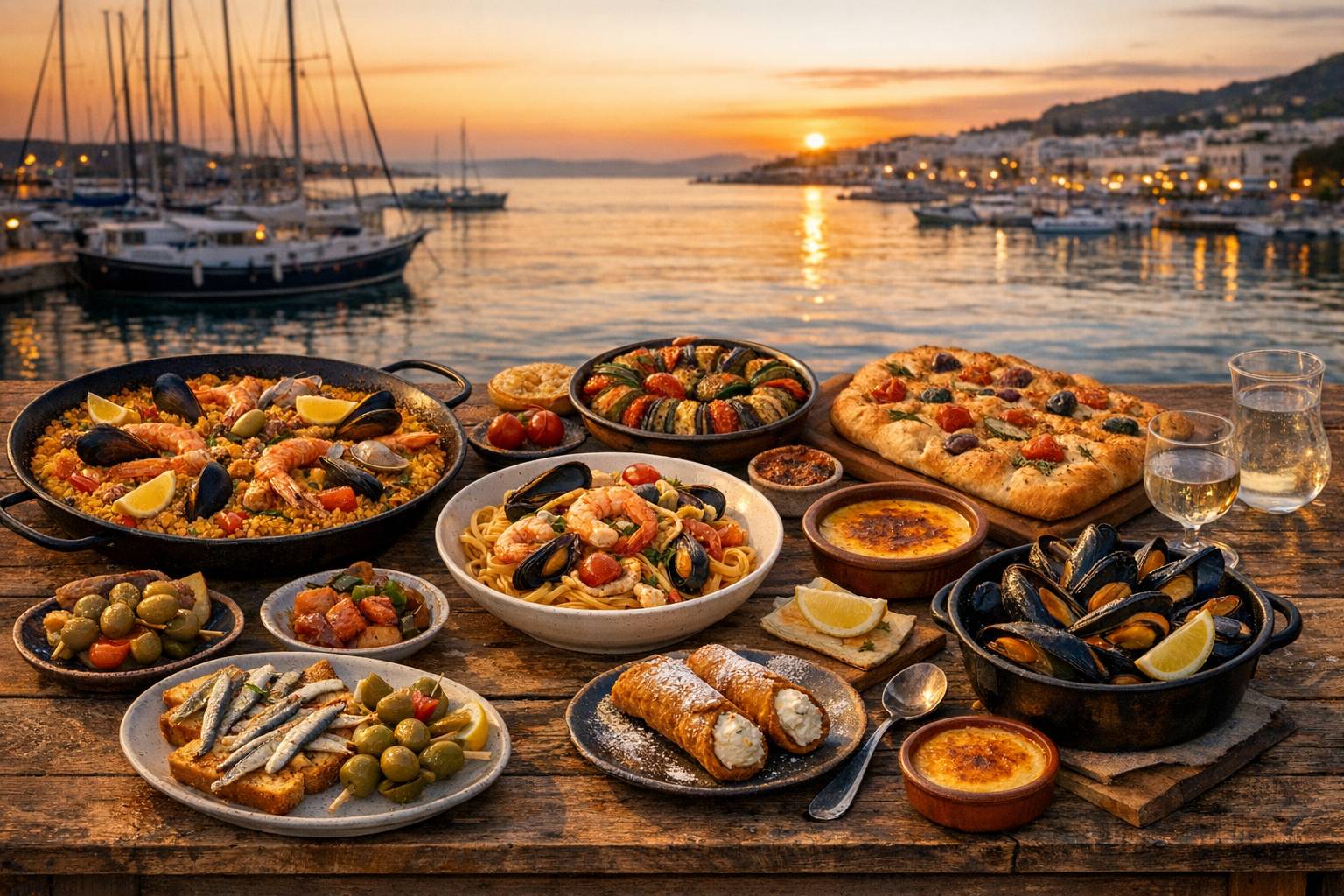 Platos imprescindibles que debes probar en un crucero por el Mediterráneo occidental